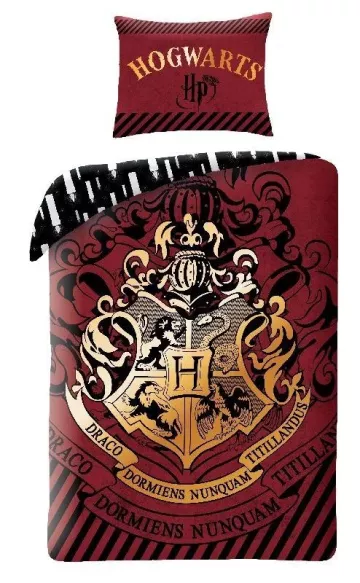 Bavlnené obliečky - Harry Potter Burgund - 140 x 200 - Halantex