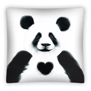 Obliečka na vankúšik - Panda micro - 40 x 40 cm - Detexpol